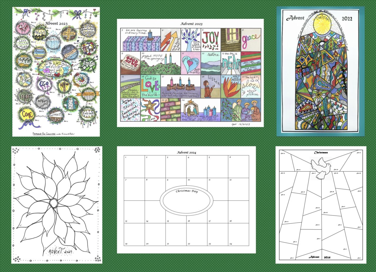 Advent Calendar Templates 2024 - Praying in Color