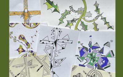 Cross Doodles and Words